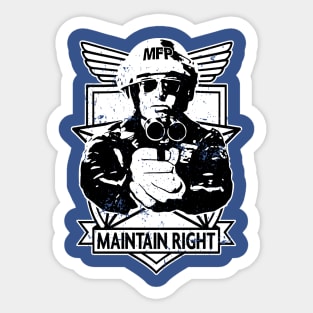 Mad Max Main Force Patrol Logo Sticker